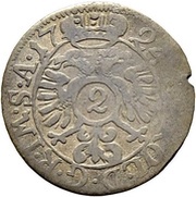 2 Kreuzers - Ulrich VII, Switzerland, 1724 reverse image