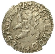 Maley Groschen - Matthias II Kuttenberg, Bohemia, 1613-1619 reverse image