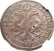 ⅔ Thaler - Ulrich VI, Switzerland, 1689-1690 reverse image