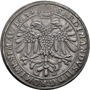 Thaler - Joseph Mohr, Switzerland, 1634 reverse image