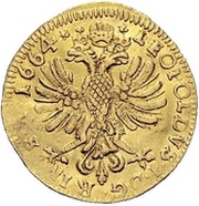 Ducat - Ulrich VI, Switzerland, 1664 reverse image