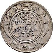 6 Kreuzers - Johann Anton reverse image