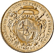 6 Ducats - Joseph Benedict von Rost reverse image