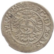 2 Kreuzers - Maximilian II Joachimsthal, Bohemia, 1565 reverse image