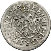 Kreuzer City, Switzerland, 1642-1650 reverse image