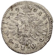 Kreuzer - Marian von Castelberg, Switzerland, 1729 reverse image