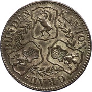½ Batzen obverse image