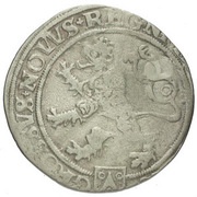 New Groschen - Ferdinand I Joachimsthal, Bohemia, 1527-1529 reverse image