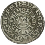 1 Light Prague Gross - Ferdinand I Kuttenberg obverse image