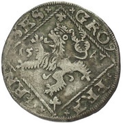 1 Light Prague Gross - Ferdinand I Kuttenberg, Bohemia, 1547 reverse image