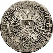 15 Kreuzers - Georg Philip, Switzerland, 1689-1691 reverse image