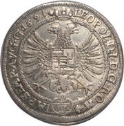 60 Kreuzer - Georg Philip, Switzerland, 1690-1692 reverse image
