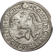 10 Kreutzers, Switzerland, 1568 reverse image