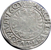 Weissgroschen - Rudolf II Kuttenberg, Bohemia, 1576-1610 reverse image