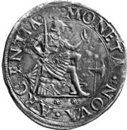 ½ Testone - Johann Franz Trivulzio, Switzerland, 1518-1523 reverse image