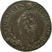 2 Testone - Johann Jakob Trivulzio, Switzerland, 1487-1518 reverse image