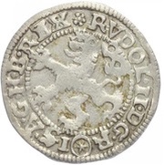 Weissgroschen - Rudolf II Budweis obverse image