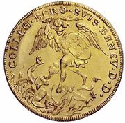 1½ Ducats, Switzerland, 1710 reverse image