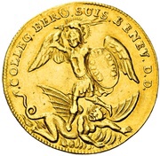 2 Ducats, Switzerland, 1720 reverse image