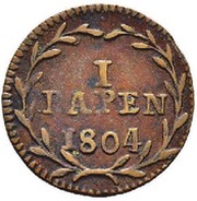 1 Rappen reverse image