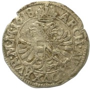 Weissgroschen - Matthias II Prague, Bohemia, 1613-1619 reverse image