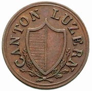 1 Rappen obverse image