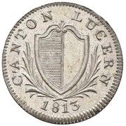 ½ Batzen / 5 Rappen obverse image