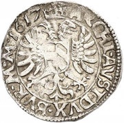 Weissgroschen - Matthias II Kuttenberg, Bohemia, 1616-1619 reverse image