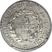 5 Batzen, Switzerland, 1810 reverse image