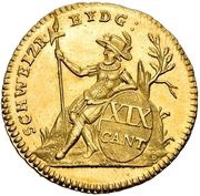 10 Franken reverse image