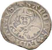 ½ Batzen "Doppler" Square shield, Switzerland, 1501-1507 reverse image