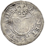 ½ Batzen "Doppler" Pointed top shield; MONETA LVCERNENSIS obverse image