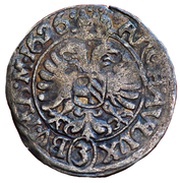 3 Kreuzers - Groschen - Ferdinand II Prague, Bohemia, 1624-1638 reverse image