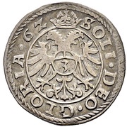 3 Kreutzers MONETA NOVA LVCERNENSIS, Switzerland, 1562-1571 reverse image