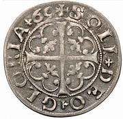 Batzen SOLI DEO GLORIA, Switzerland, 1569 reverse image