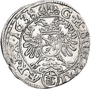 3 Kreuzers - Ferdinand III Prague, Bohemia, 1638-1641 reverse image