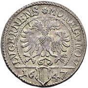 Dicken Saint Leodegar facing right; date on obverse in exergue obverse image