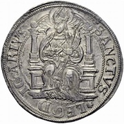 Thaler Coat of arms of Lucerne, Switzerland, 1550-1567 reverse image