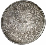 Thaler 16 coats of arms, Switzerland, 1557 reverse image