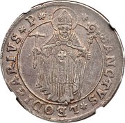 Thaler Double-headed eagle, Switzerland, 1622 reverse image