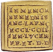 Ducat Church of Saint Leodegar im Hof, Switzerland, 1633 reverse image