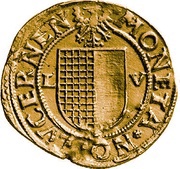 4 Goldgulden Bust of Saint Leodegar obverse image