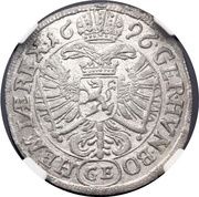 3 Kreuzers - Leopold I Prague reverse image