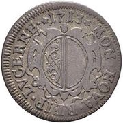 ½ Batzen Hearts in quarters obverse image