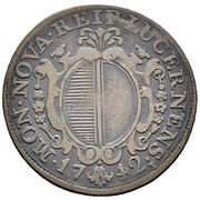 ½ Batzen obverse image