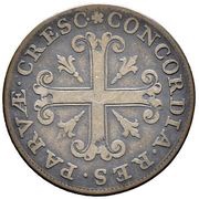 ½ Batzen, Switzerland, 1742-1743 reverse image