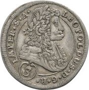 3 Kreuzers - Leopold I Kuttenberg obverse image