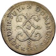⅛ Gulden, Switzerland, 1725 reverse image