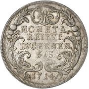 Thaler SANCTVS to the right obverse image