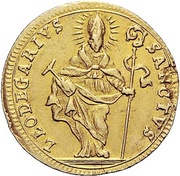 Ducat, Switzerland, 1715 reverse image
